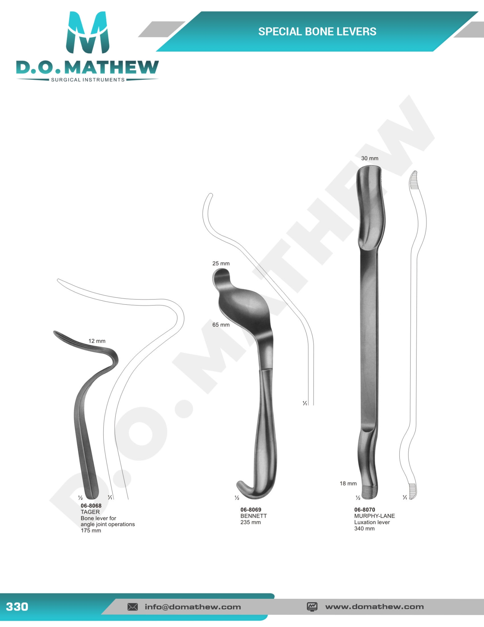 Amputation, Elevators, Saws, Raspatories, Bone Livers, Bone Files & Curettes